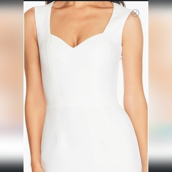Dress The Population White Elle Sheath Dress XXL - Picture 4 of 9